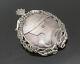 925 Silver Vintage Woman Carved Abalone & Marcasite Cameo Brooch Pin Bp7259