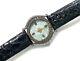 Barbara Bixby Carved Mother-of-pearl Dial Leather Strap Watch. 9