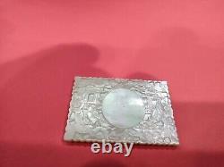 Exceptional Quality Chinese Hand-Carved Mother of Pearl Gambling Chip
