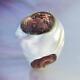 Giant South Sea Baroque Pearl & Carved Mother-of-pearl Shell Snake Carving 4.60g