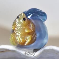 GIANT South Sea Pearl Baroque Mother-of-Pearl Frog Carving undrilled 3.05 g