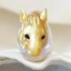 Huge South Sea Pearl Baroque Mother-of-pearl Horse Carving Undrilled 2.91 G