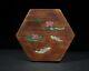 Vintage Asian Mother Of Pearl Inlaid Boxes Wood Jewelry Box Carved Wooden Fish